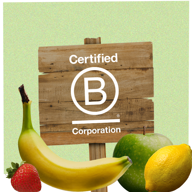 nous sommes fiers d'être B-Corp logo
